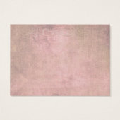 Elégant Distressed Date Nuit Suggestions Carte (Dos)