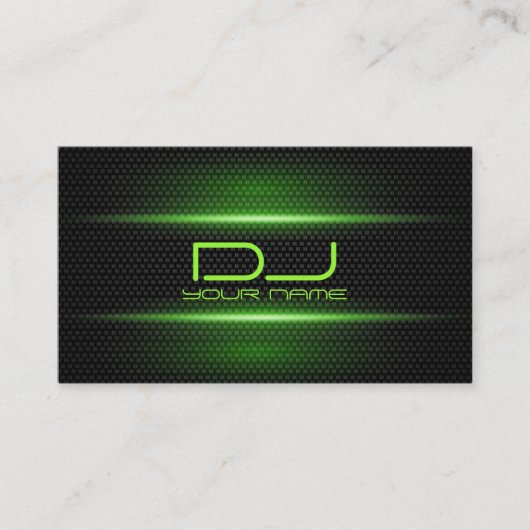 Elegant DJ Visitekaartje (Voorkant)