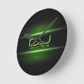 Elegant DJ Wall Clock Ronde Klok (Hoek)
