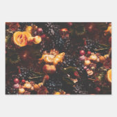 Elegant donker humeurig Nederlands kunstfruit Inpakpapier Vel (Voorkant 3)