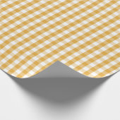 Elegant donker rasterpatroon cadeaupapier (Hoek)