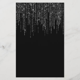 Elegant donkerblanco flyer