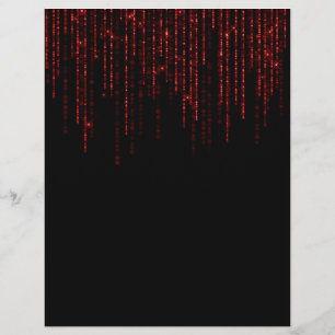 Elegant donkerblanco flyer