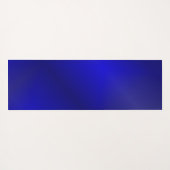 Elegant Donkerblauw en Gouden Mandala Monogrammed Yogamat (Achterkant (horizontaal))