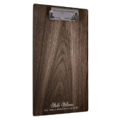 Elegant donkerbruin eiken houten graan klembord (Rechts)