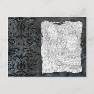 Elegant donkere sjabloon briefkaart