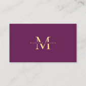 Elegant Donkerroze Zacht Geel QR Code Custom Logo Visitekaartje (Voorkant)