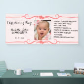 Elegant DOOPDAG Event Pink Party Spandoek (Beurs)