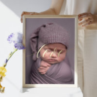 Elegant DOUANE FOTO LIGT VAN SCRIPT Real Gold