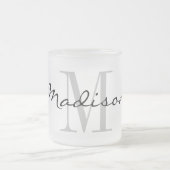 Elegant douanenaam monogram vorst mok (Center)