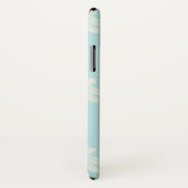Elegant Dragonflies Blue Monogram Case-Mate iPhone Case (Achterkant / rechts)