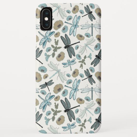 Elegant Dragonflies Patroon Case-Mate iPhone Case (Achterkant)