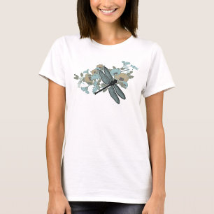 Elegant Dragonfly Art T-shirt