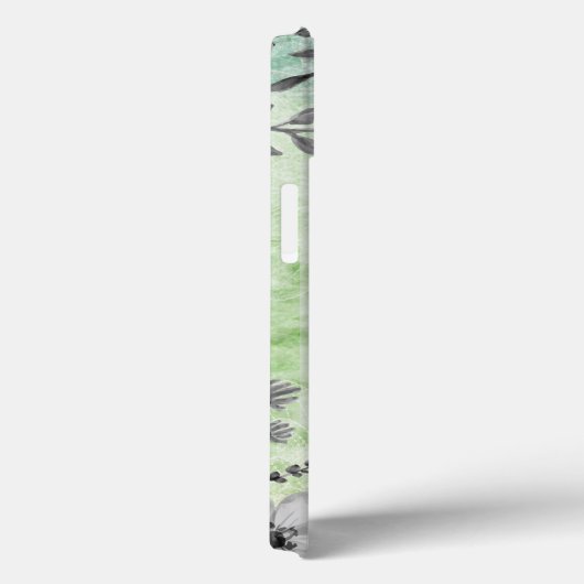 Elegant Dragonfly Floral Pattern Case-Mate iPhone Case (Achterkant / Rechts)