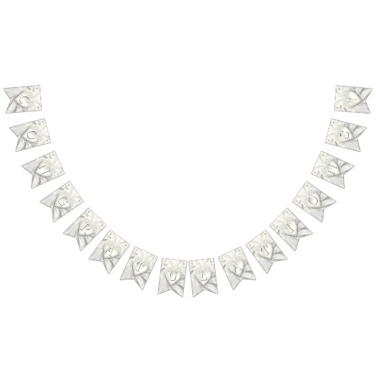 Elégant drapeau de Bunt Coeur Crème Blanche (Tout)