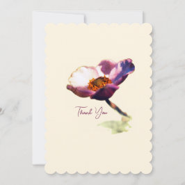 Elegant Dream Flowers – Fantasy Nature Thank You Feestdagenkaart