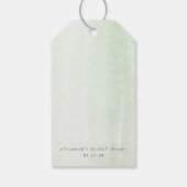 Elegant Dreamweaver Gold Greenery Dank u Cadeaulabel (Achterkant)