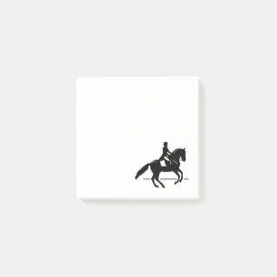 Elegant Dressage Rider die een Pirouette uitvoert Post-it® Notes