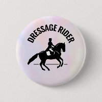 Elegant Dressage Rider op Waterverf achtergrond