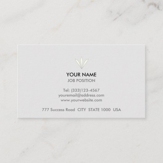 Elegant driehoeken in zilver grijs en rood visitekaartje (Achterkant)