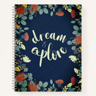 Elegant dromen en verkennen notitieboek