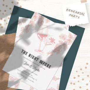 Elegant Druivenfruit Champagne Repetitie Diner Kaart