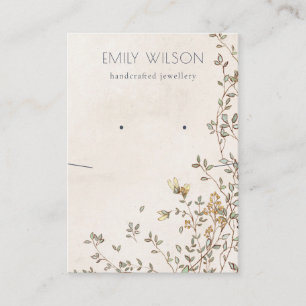 Elegant Dusky Floral Vine die Ketting verdient Visitekaartje