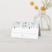 Elegant Dusty Blue Floral Wedding (Voorkant)