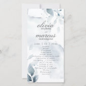 Elegant Dusty Blue Foliage (Voorkant)