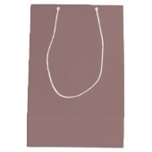 Elegant Dusty Mauve Wedding Welcome Guest Medium Cadeauzakje (Achterkant)