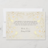 Elegant Dusty Roos Wedding Bedankkaart (Achterkant)