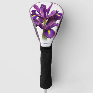 Elegant Dutch Iris Paarse Sensation Flowers Golfheadcover