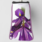 Elegant Dutch Iris Paarse Sensation Flowers Golfheadcover (Draai 90)