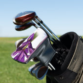 Elegant Dutch Iris Paarse Sensation Flowers Golfheadcover (Insitu)