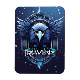 Elegant Eagle Logo Save the Date Card | Modern Min Magneet