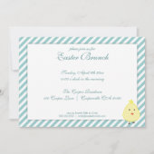 Elegant Easter Brunch Uitnodiging (Voorkant)