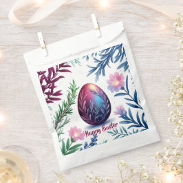 Elegant Easter Egg Botanical Art Bedankzakje