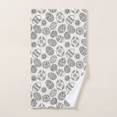 Elegant Easter Eggs Floral Pattern | Handdoekset Bad Handdoek (Handdoek)