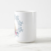 Elegant Easter Rabbit design Koffiemok (Center)