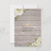 Elegant EAT Boire & Etre Marié Mariage Invitations (Dos)