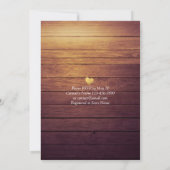 Elegant EAT Boire & Etre Marié Mariage Invitations (Dos)