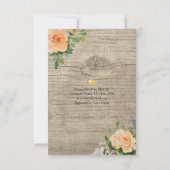 Elegant EAT Boire & Etre Marié Mariage Invitations (Dos)