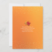 Elegant EAT Boire & Etre Marié Mariage Invitations (Dos)