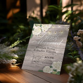 Elegant EAT Boire & Etre Marié Mariage Invitations