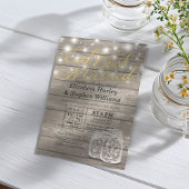 Elegant EAT Boire & Etre Marié Mariage Invitations