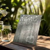 Elegant EAT Boire & Etre Marié Mariage Invitations