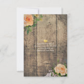 Elegant EAT Boire & Etre Marié Mariage Invitations (Dos)