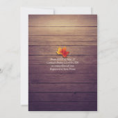 Elegant EAT Boire & Etre Marié Mariage Invitations (Dos)