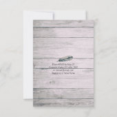 Elegant EAT Boire & Etre Marié Mariage Invitations (Dos)