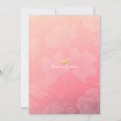 Elegant EAT Boire & Etre Marié Mariage Invitations (Dos)